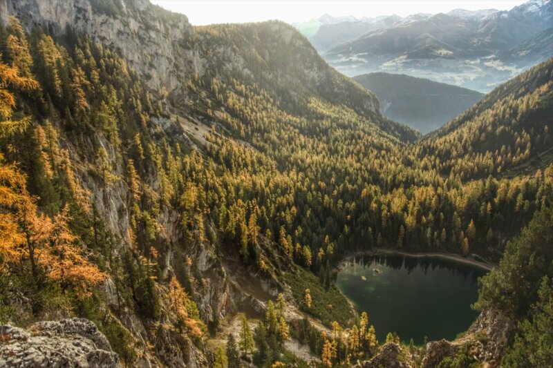 Ahornsee im Herbst