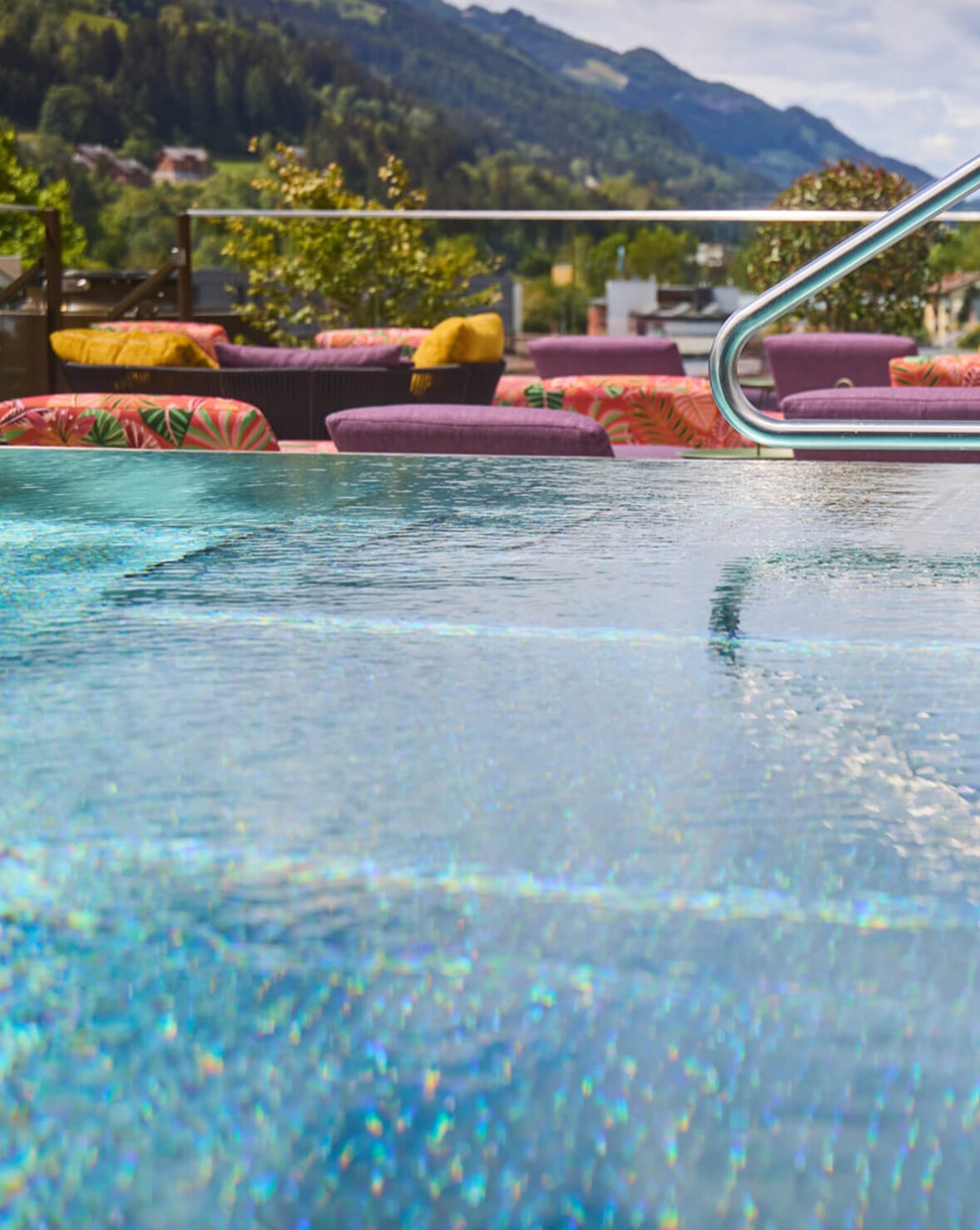 Rooftop-Pool im Hotel nōa Schladming