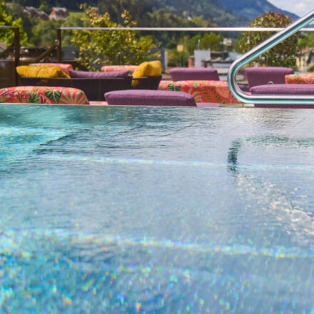 Rooftop pool at Hotel nōa Schladming