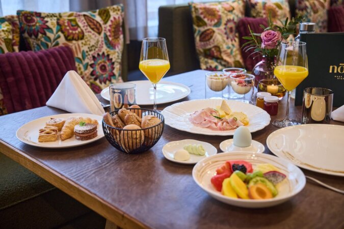 Frühstück im Hotel nōa Schladming