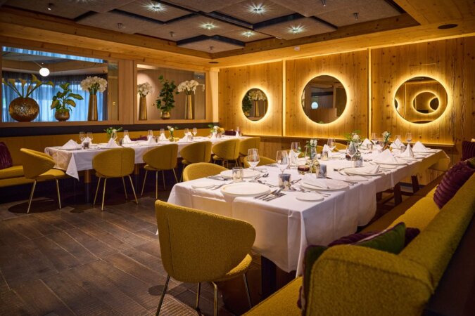 Outstanding cuisine at the restaurant