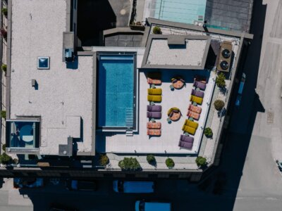 Rooftop-Pool im noa Schladming