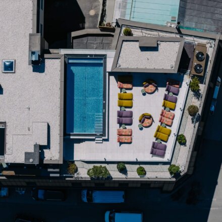 Rooftop-Pool im noa Schladming