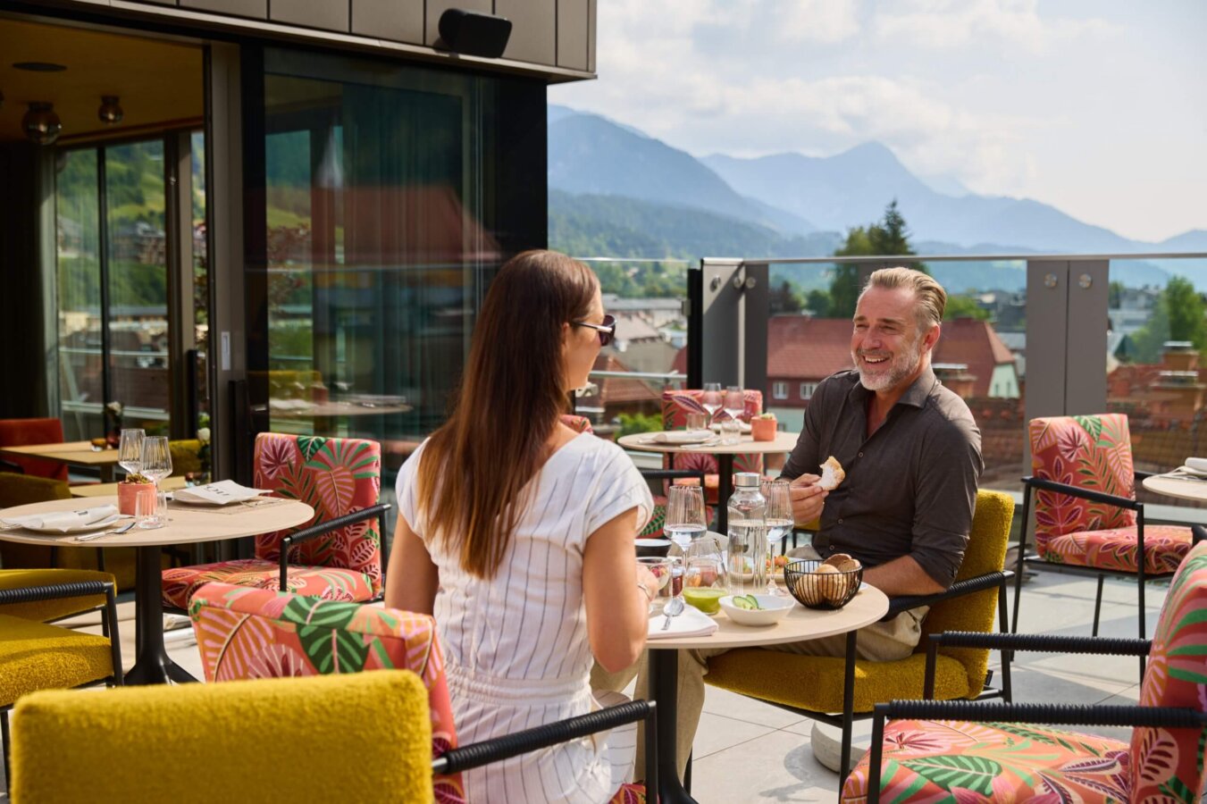 Rooftop Terrasse im nōa Schladming
