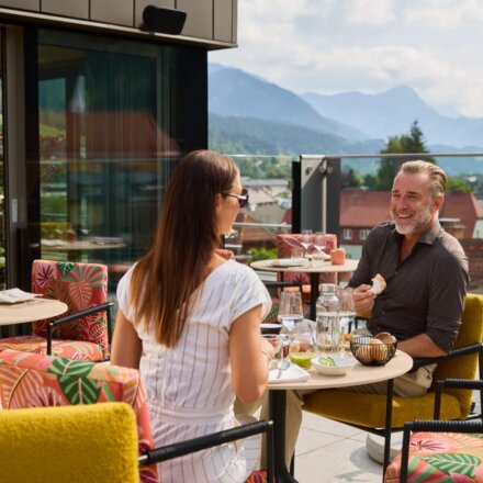 Rooftop Terrasse im nōa Schladming